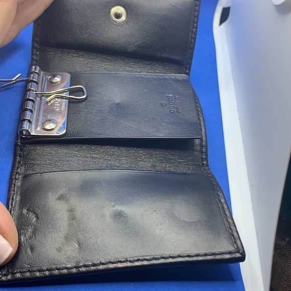 Rare GUCCI Guccisimo vintage black key holder wallet - Picture 9 of 12